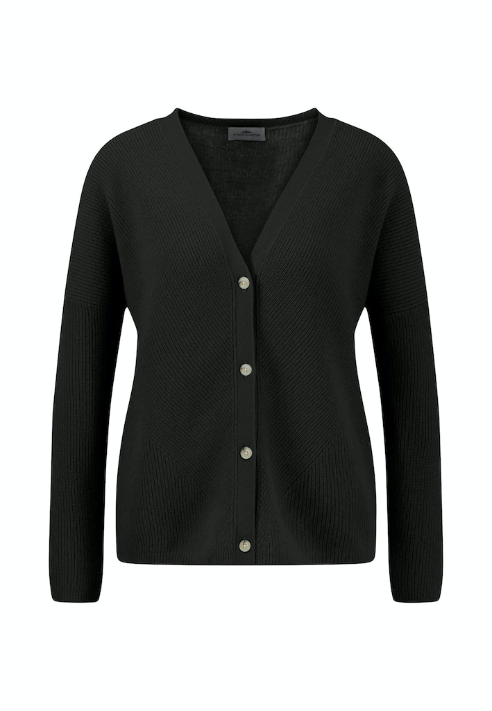 JACKET KNIT RIB CASHMERE