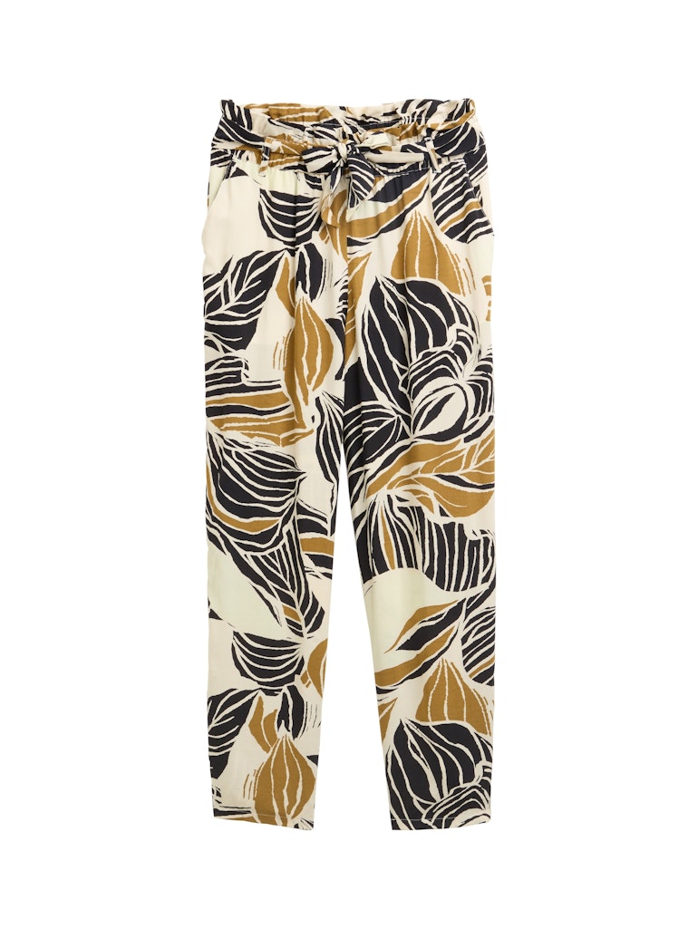 Loose Slim Paperbag Hose