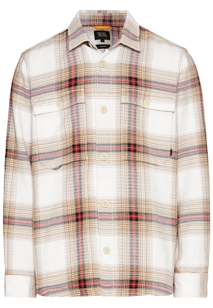 Overshirt mit seitlichen Eingrifftaschen