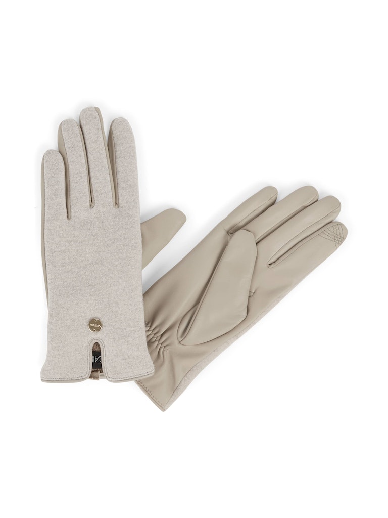 Handschuhe mit Materialmix