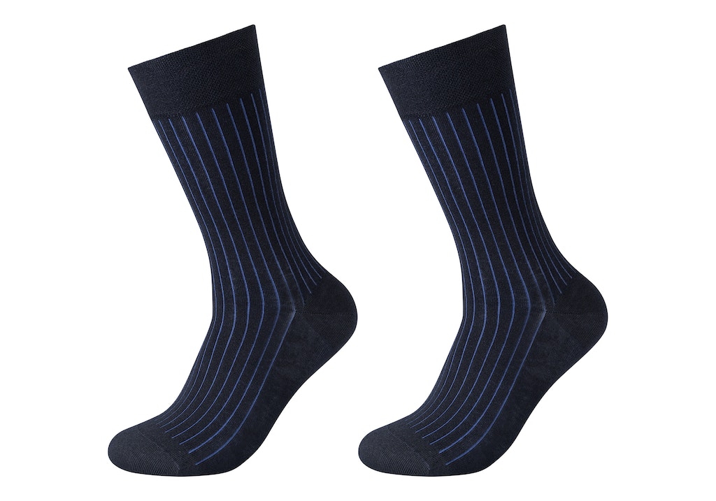 Men ca-soft shadow stripes Socks 2p