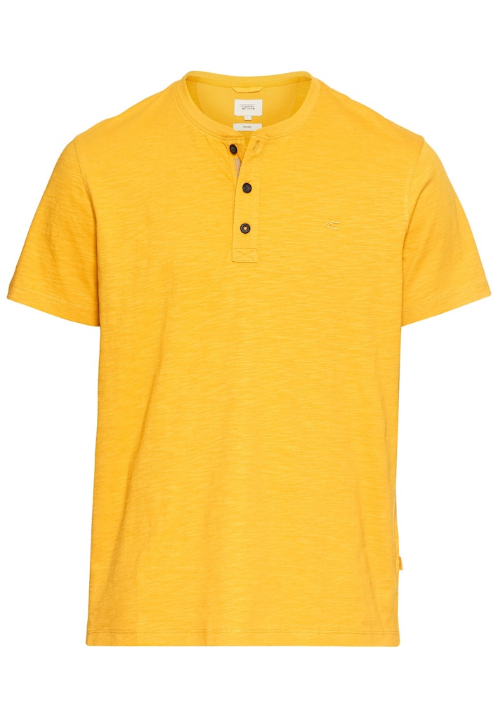 Kurzarm Henley aus Organic Cotton