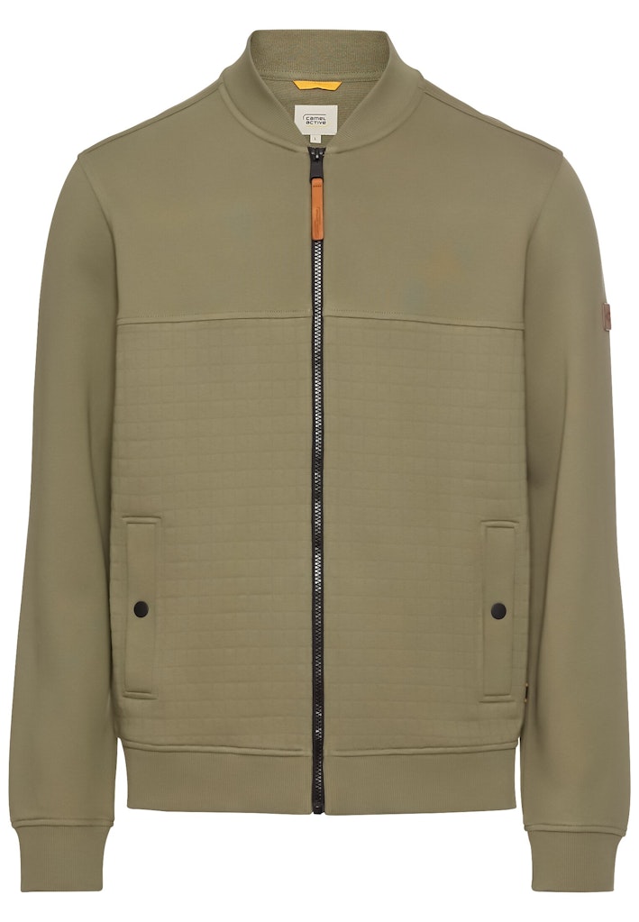 Sweatjacke mit Stehkragen