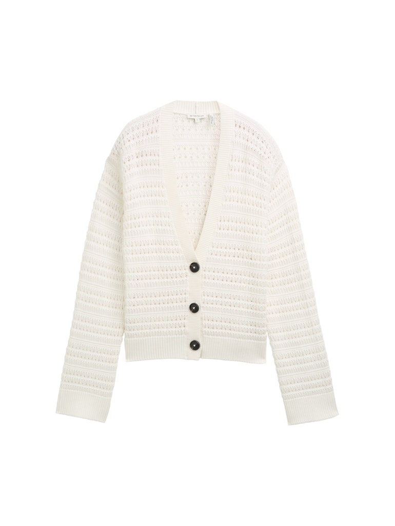 Cardigan mit V-Ausschnitt