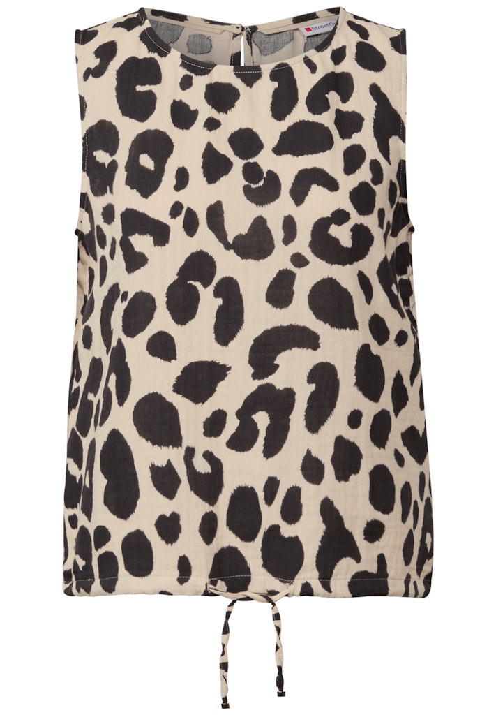 Musselin Blusentop mit Print