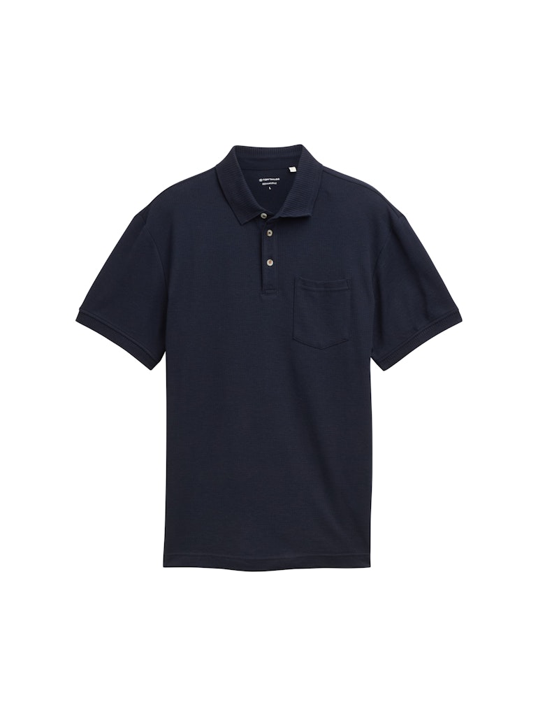 Poloshirt mit Struktur