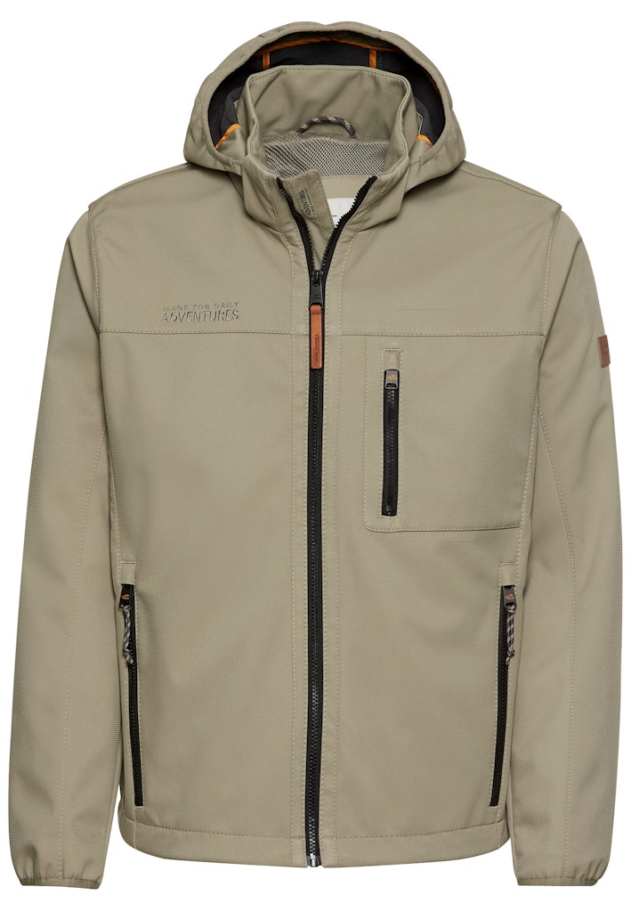 Softshell Jacke aus recyceltem Polyester