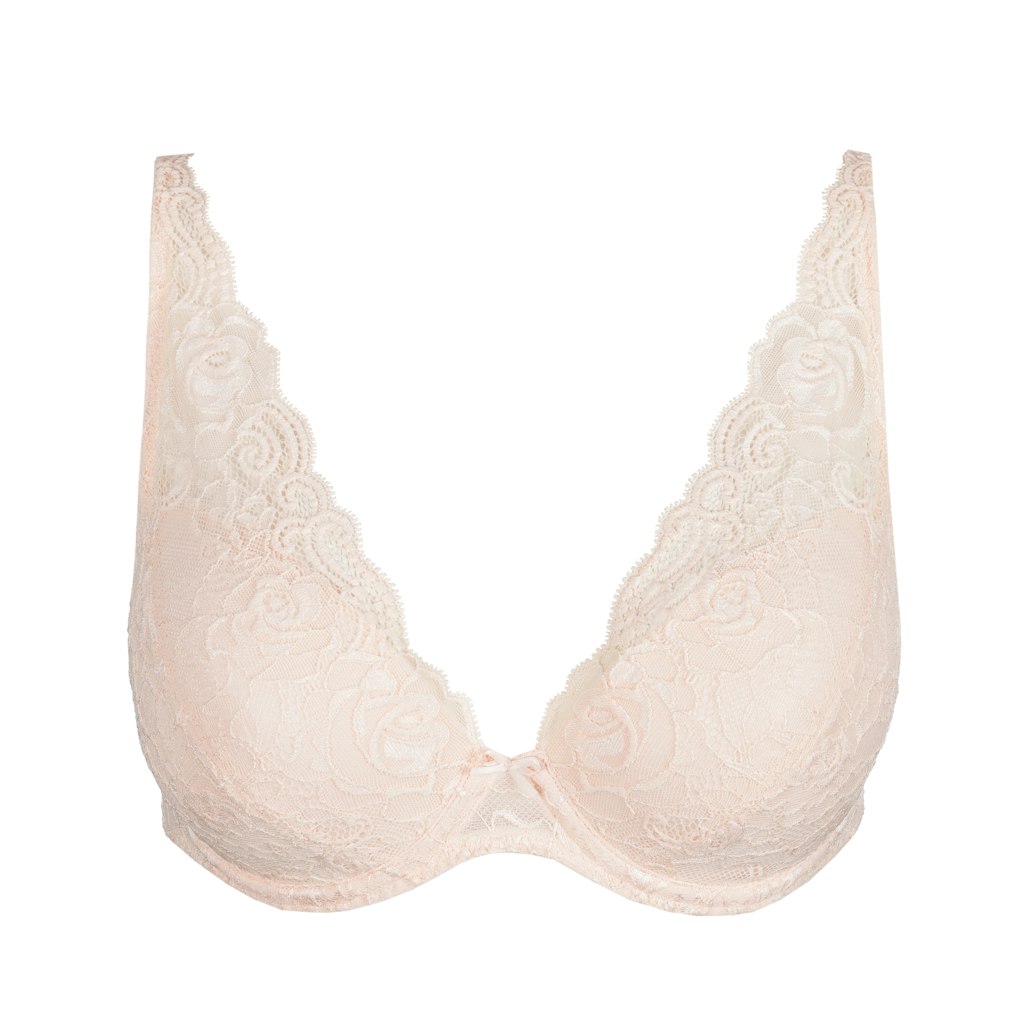 CYRILE crystal pink Unterlegter BH tiefdekoll.