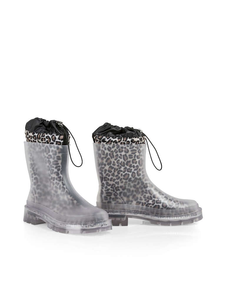 Transparenter Bootie mit Innenschuh