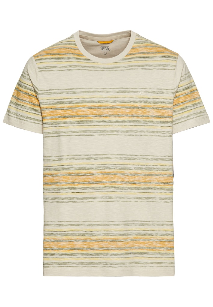 T-Shirt mit Streifenmuster aus Baumwolle