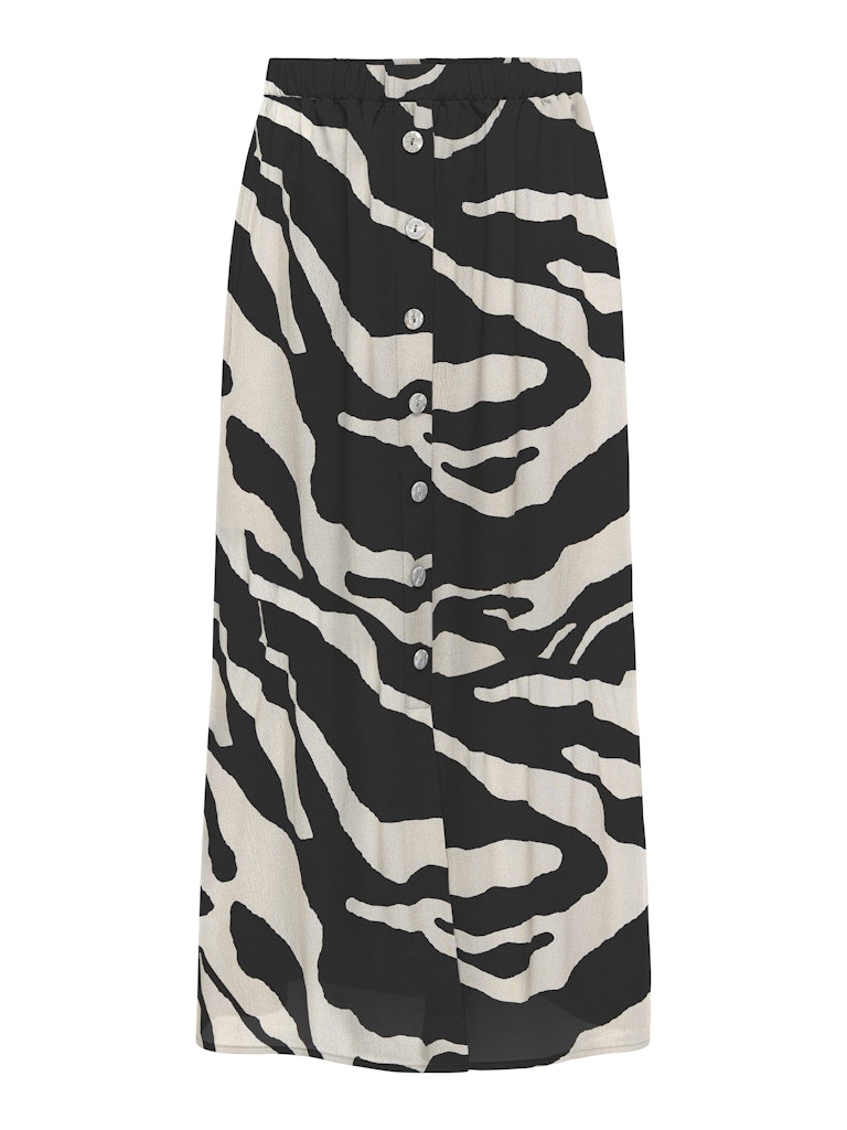 ONLNOVA LIFE VIS BUTTON SKIRT AOP