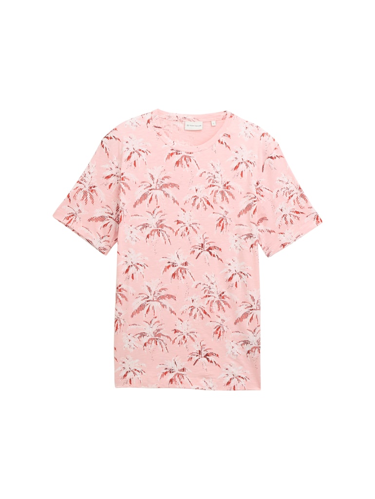 T-Shirt mit Palmen-Print