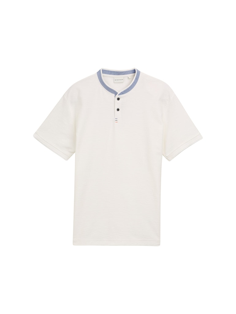 Poloshirt mit Stehkragen