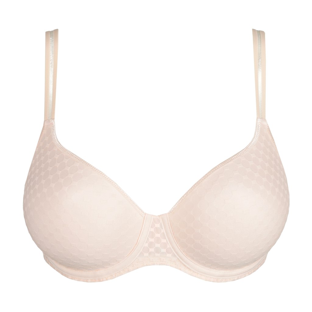 GLASS BEACH crystal pink Unterlegter BH Herzform